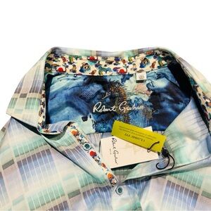BNWT 2XL cool buttoned down dress shirt by Robert Graham